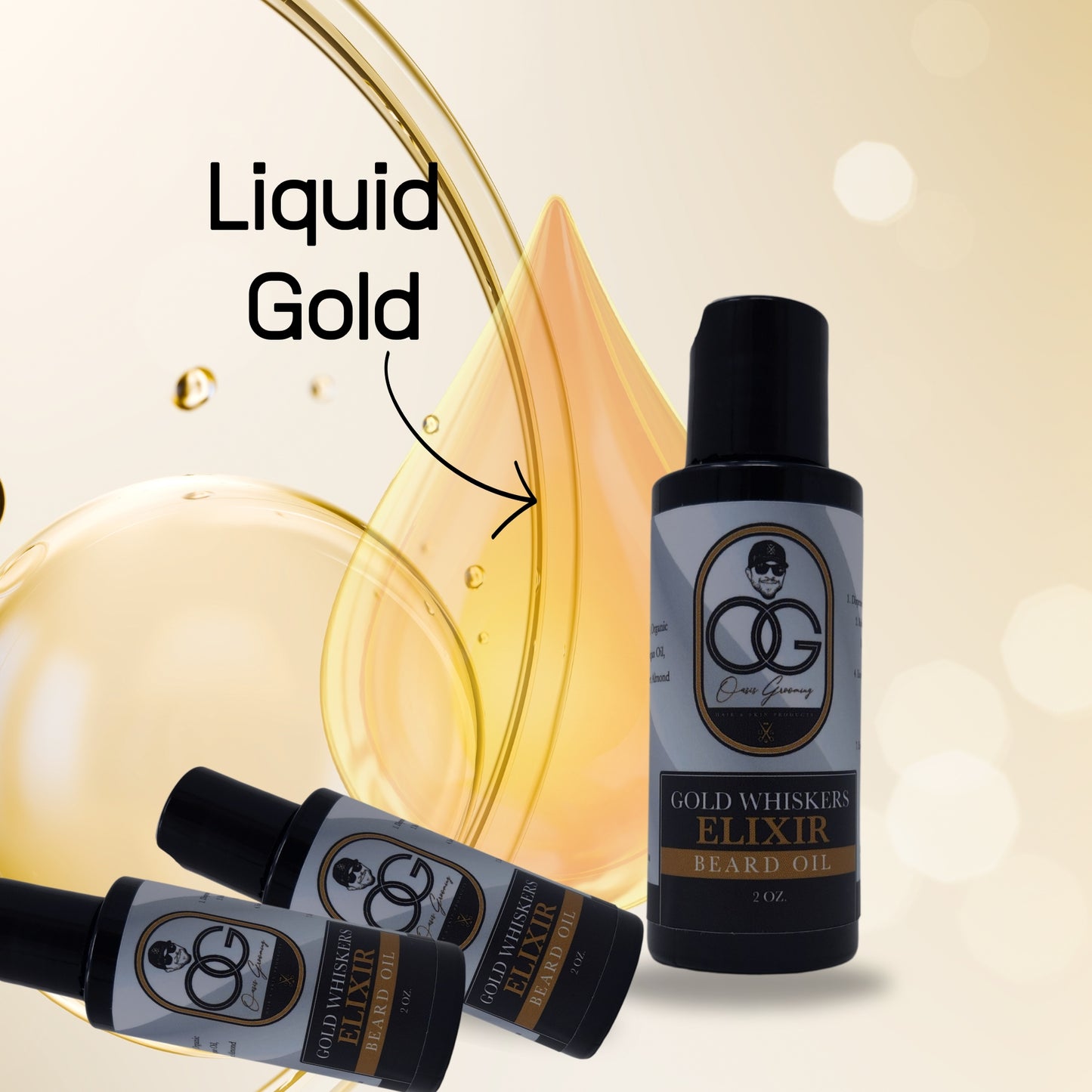 Gold Whiskers Elixir Beard Oil