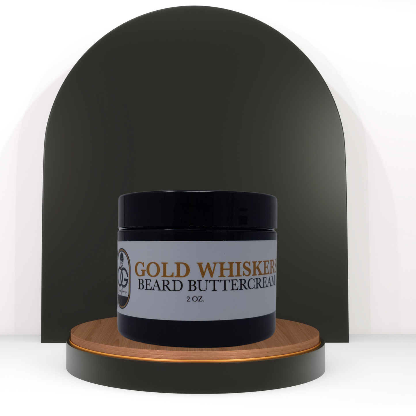 Gold Whiskers Beard Buttercream